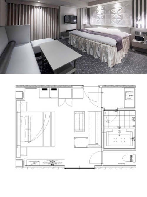 Room 505（G grade） フレンチゴシックスーペリアの図面